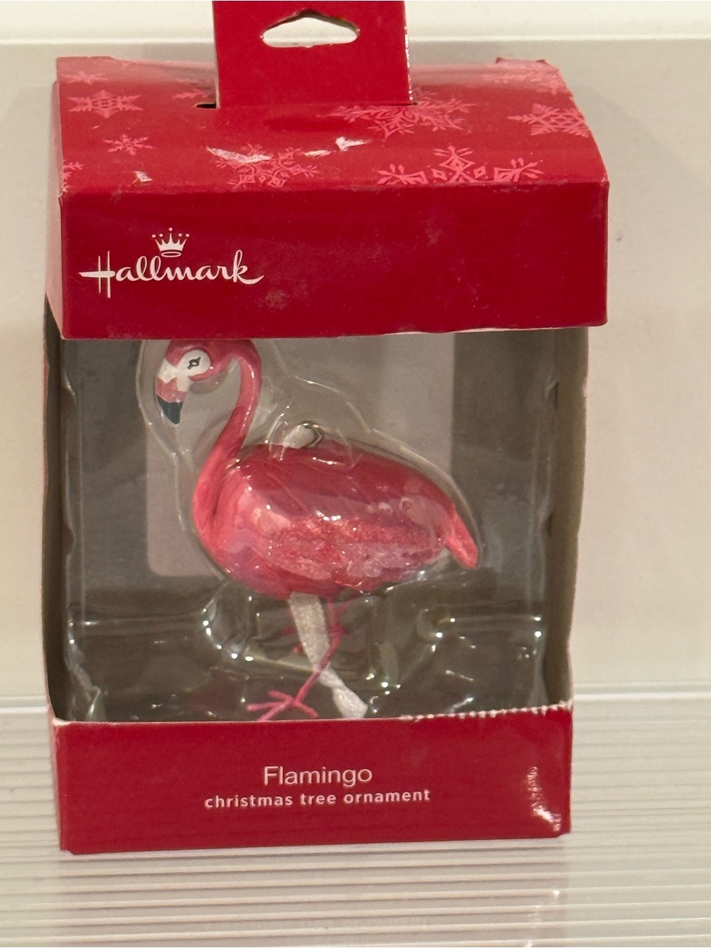NEW Hallmark Pink Flamingo Christmas Tree Ornament